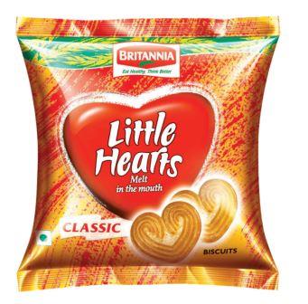 Britannia Little Hearts Biscuits 20 g