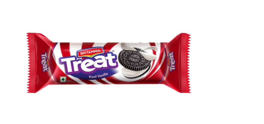 Britannia Treat Funky Kool Vanilla Cream Biscuits