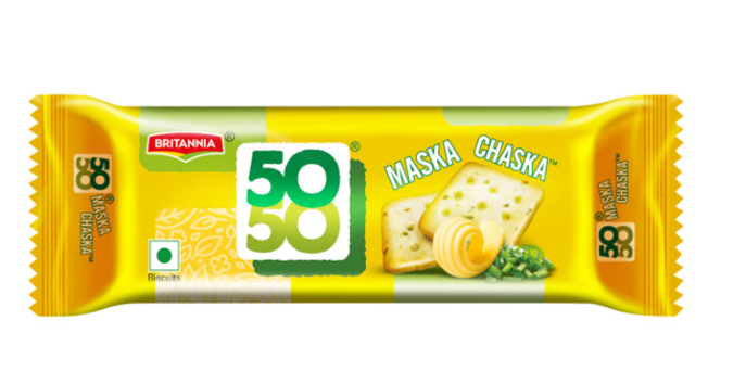 Britannia 50 50 Maska Chaska Biscuits 50 g
