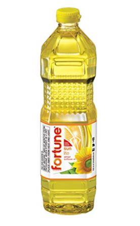 Fortune Sun Lite Refined Sunflower Oil - 1 Litre Bottle