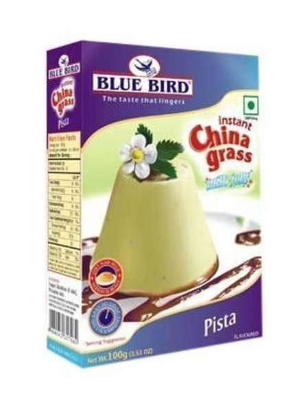 Blue  Bird  Instant China Grass Milk Jelly - Pista 100 g