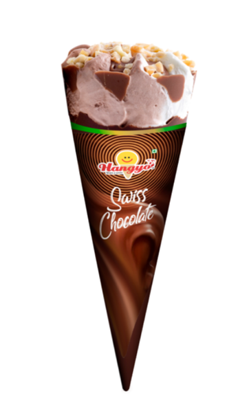 Hangyo Swiss Chocolate Ice Cream Cone 80 ml