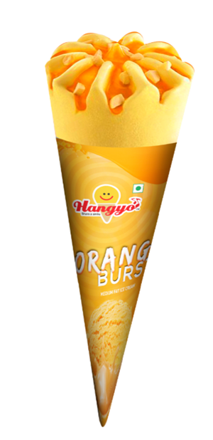 Hangyo Orange Burst Ice Cream Cone 80 ml
