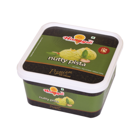 Hangyo Nutty Pista  Ice Cream 1000 ml Tub