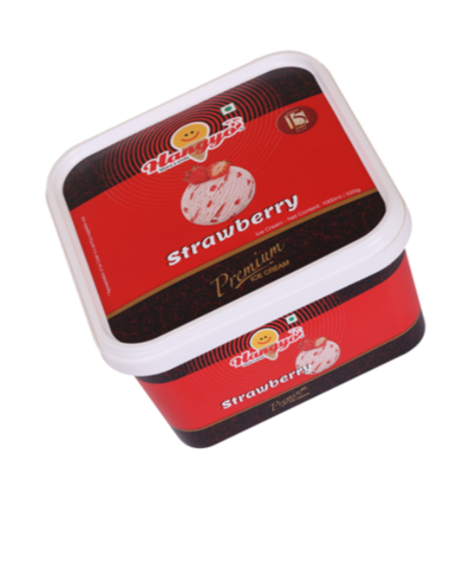 Hangyo Strawberry  Ice Cream 1000 ml Tub