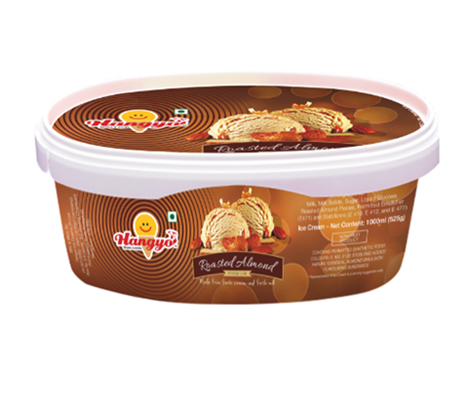 Hangyo Roasted Almond Ice Cream  1000 ml Tub