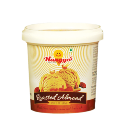 Hangyo Roasted Almond Ice Cream  125 ml Tub