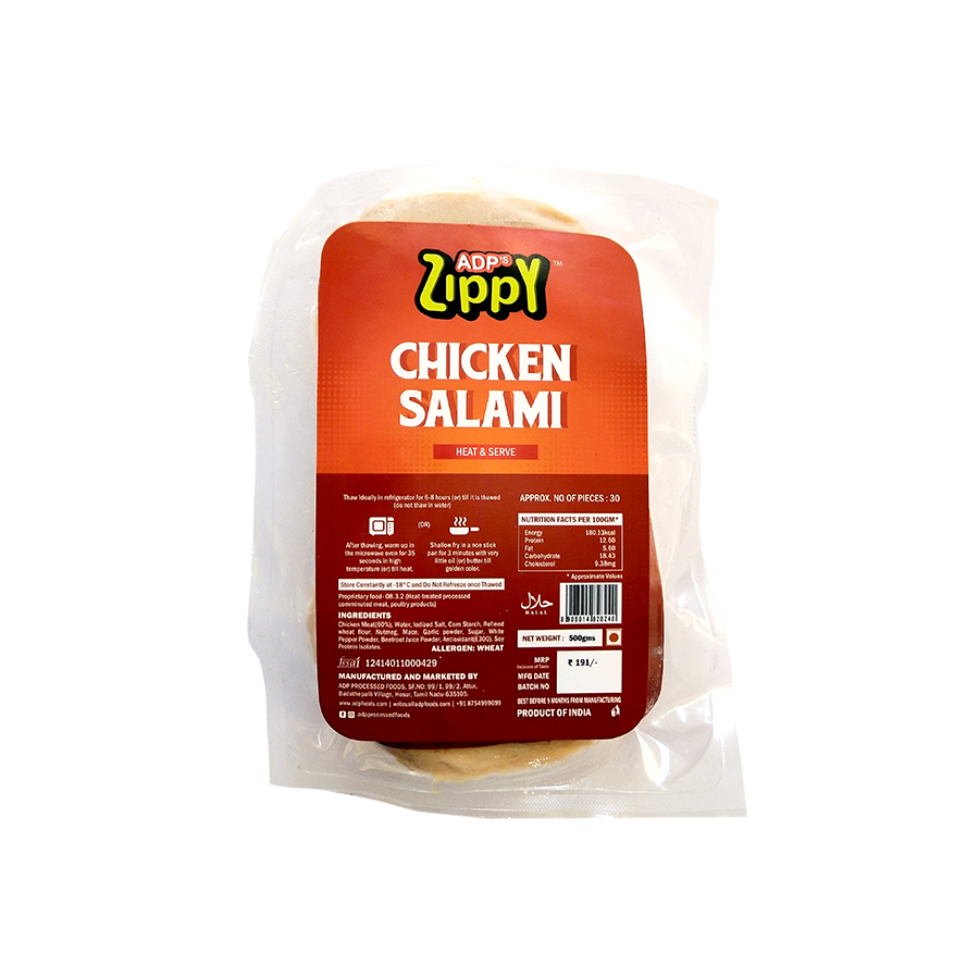 Zippy Chicken Salami 500 g