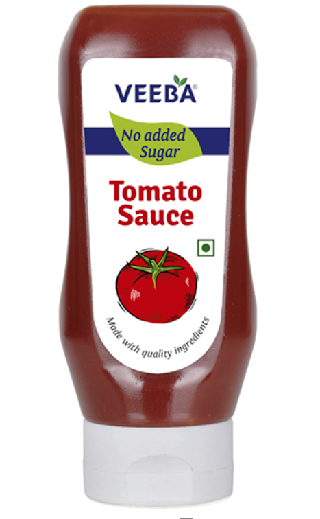 Veeba  Truly Tomato Ketchup (No Added Sugar ) 335 g