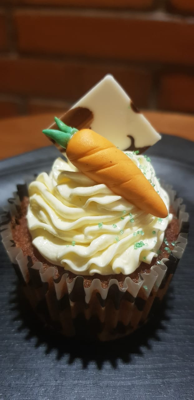Carrot and Pineapple cupcake