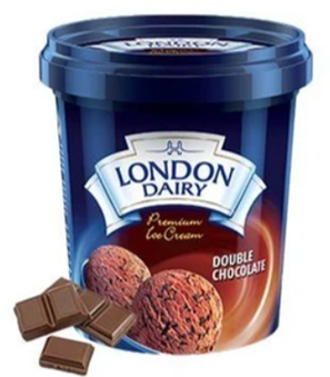 London Dairy Double Chocolate Ice Cream 125 ml Cup
