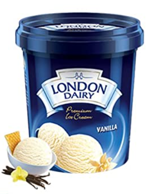 London Dairy Premium Vanilla Ice Cream 125 ml Cup