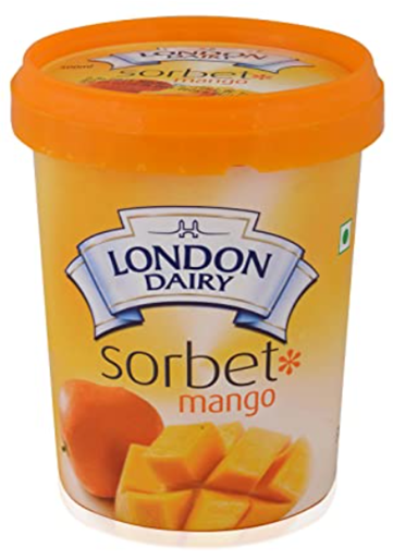 London Dairy  Mango Sorbet 500 ml Tub