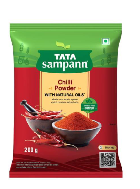 Tata Sampann Chilli Powder (With Natural Oils) - 200 g