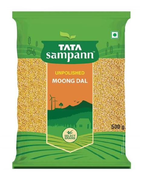 Tata Sampann Moong Dal (Unpolished) - 500 g