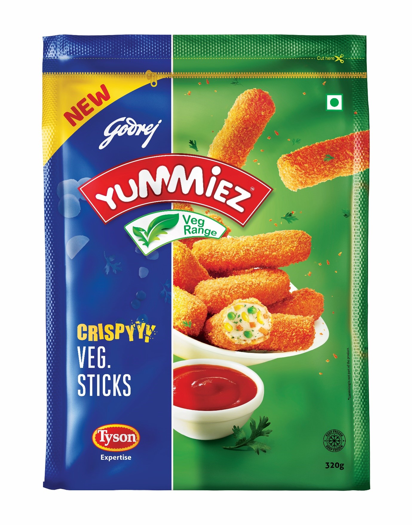 Yummiez Crispy Veg Sticks 320 g