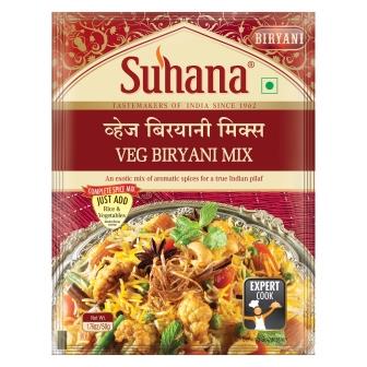 Suhana Veg Biryani Spice Mix 50g Pouch