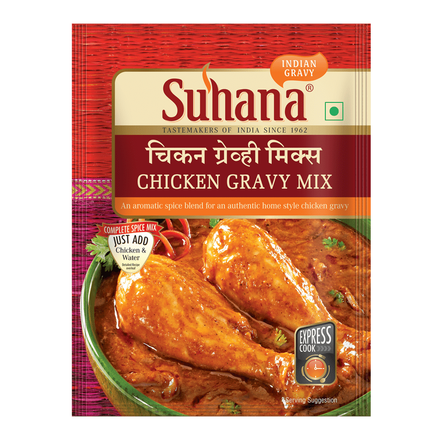 Suhana Chicken Gravy Spice Mix 80g Pouch