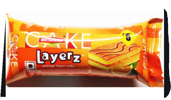 Britannia Layerz - Orange Layer Cake 16 g