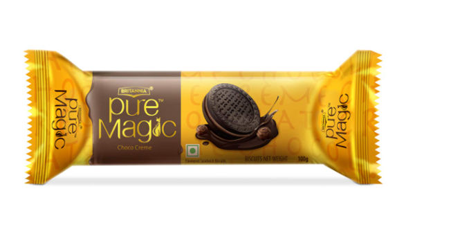 Britannia Pure Magic Choco Creme Biscuits 100 g