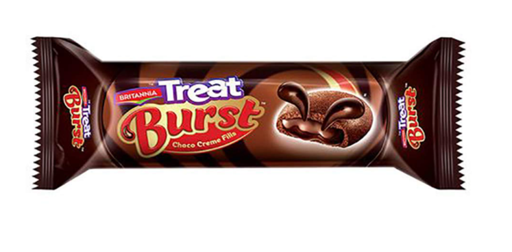 Britannia Treat Burst Choco Cream Fills