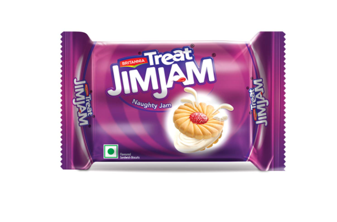 Britannia Treat Jim Jam - Naughty Jam Biscuits 150 g