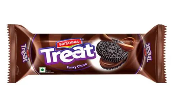Britannia Treat Funky Choco Cream Biscuits