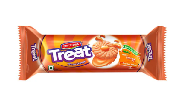 Britannia Treat O'som Orange Cream Biscuits