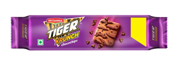 Britannia Tiger  Krunch Chocochips Biscuits 80 g