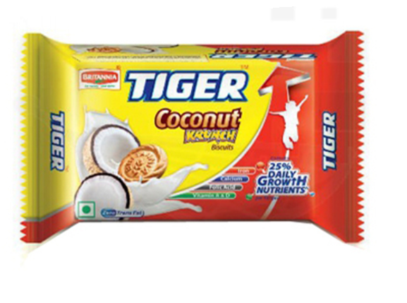 Britannia Tiger Coconut  Krunch Biscuits 103 g