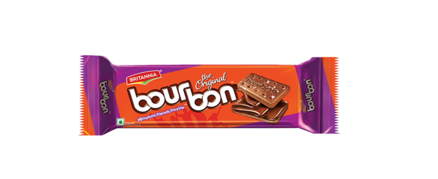 Britannia Bourbon Chocolate Cream Biscuits - 120 g