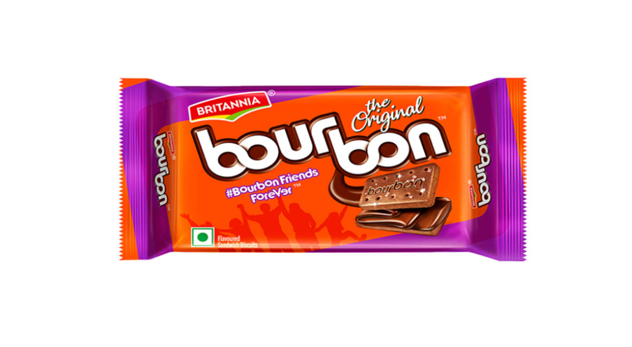 Britannia Bourbon Chocolate Cream Biscuits - 60 g