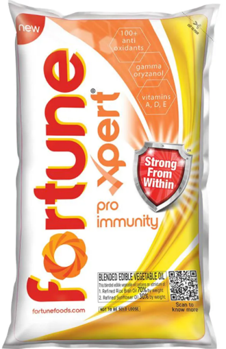 Fortune Xpert Pro Immunity Cooking Oil - 1 Litre Pouch
