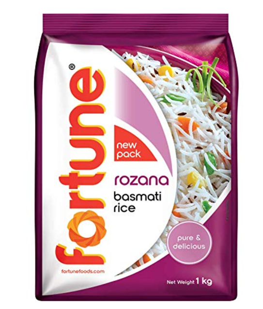 Fortune Rozana Basmati Rice 1 Kg