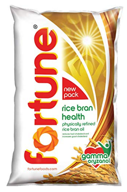 Fortune Rice Bran Cooking Oil - 1 Litre Pouch