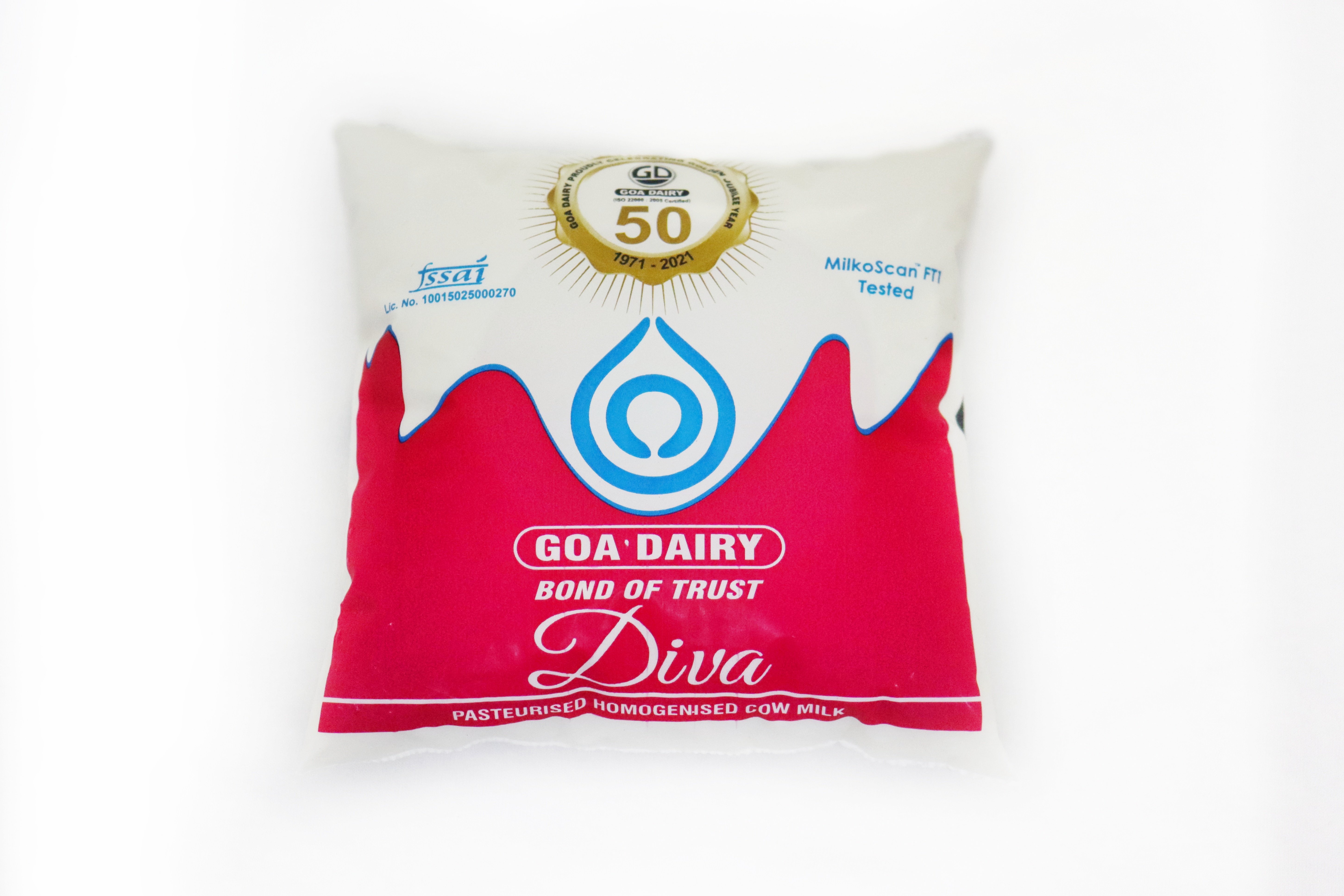 Goa Dairy Diva Cow Milk 500 ml pouch