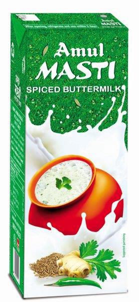 Amul Masti Spiced Buttermilk 200 ml Tetrapack