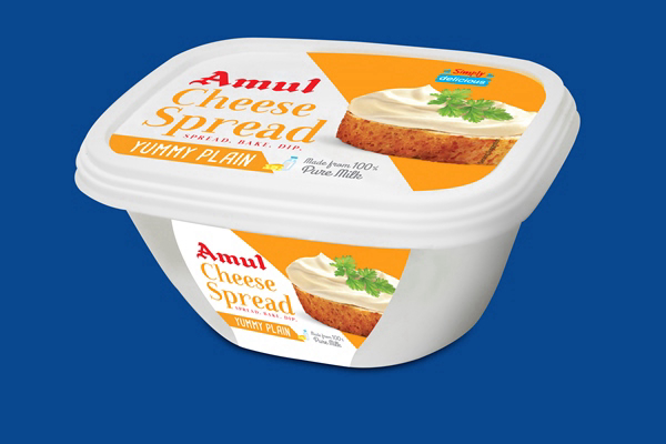 Amul Cheese Spread - Yummy Plain, 200 g