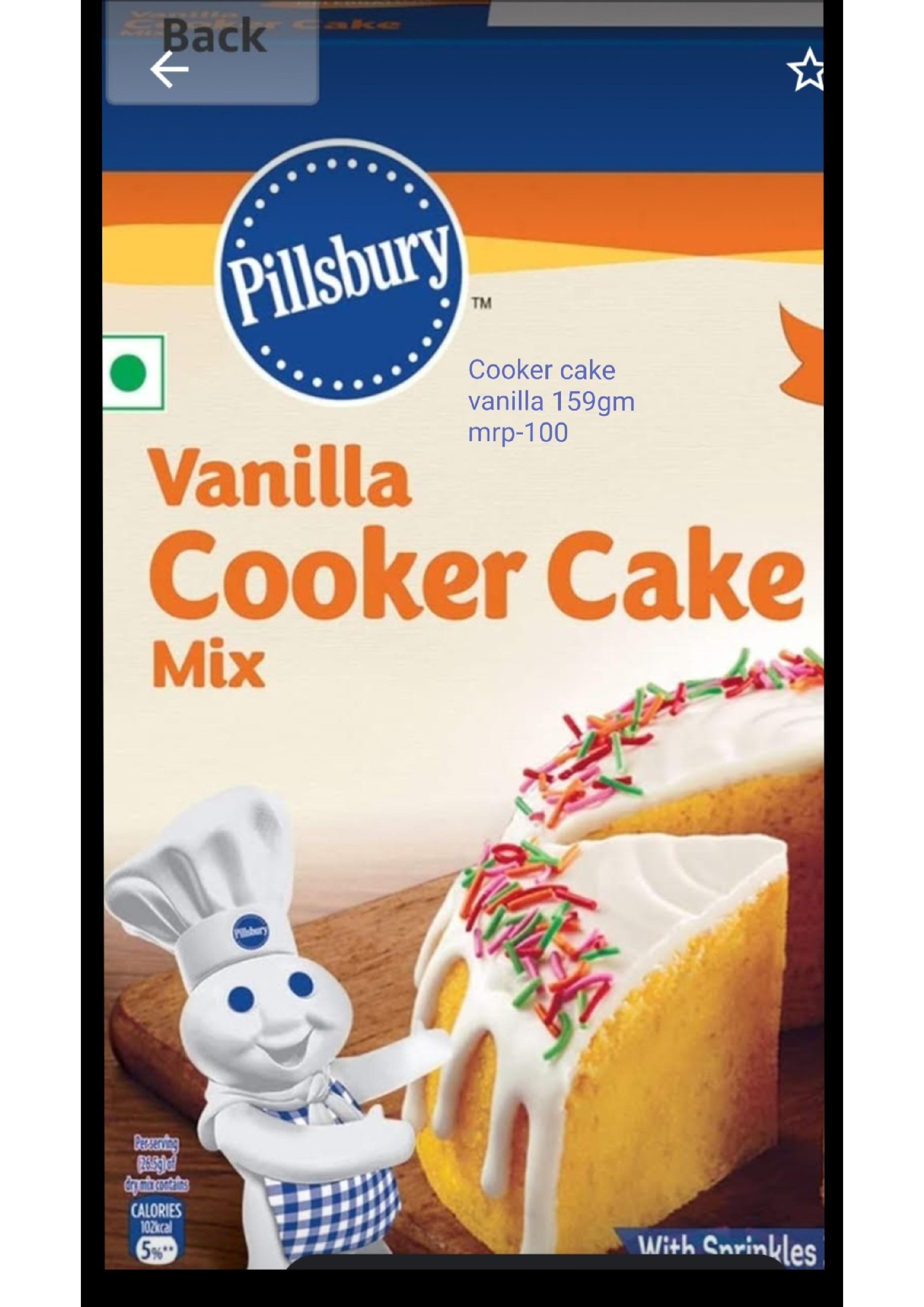 Betty Crocker Vanilla Cooker Cake Mix - 159 g