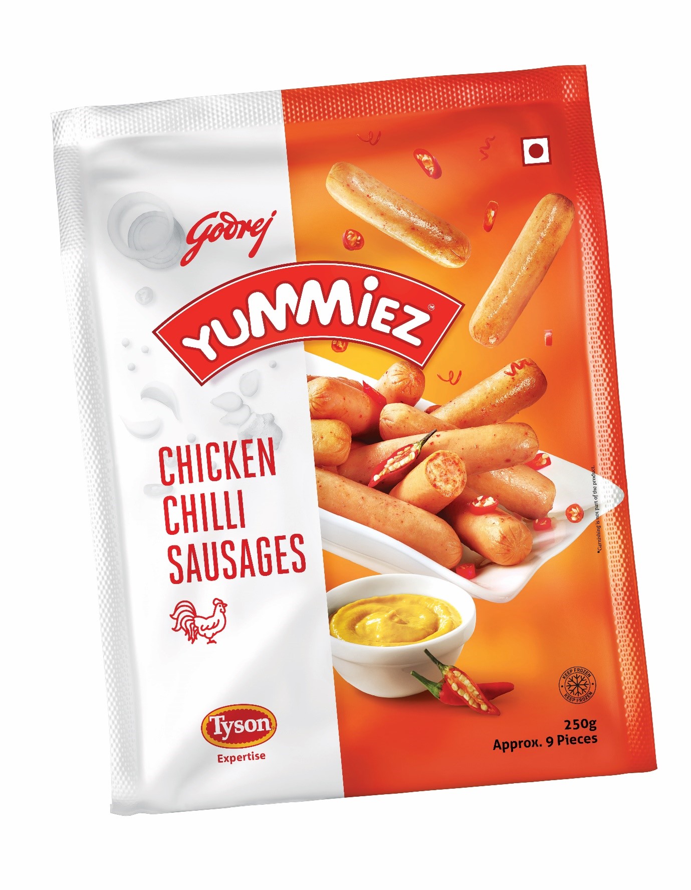 Yummiez Chicken Chilli Sausages 250 g