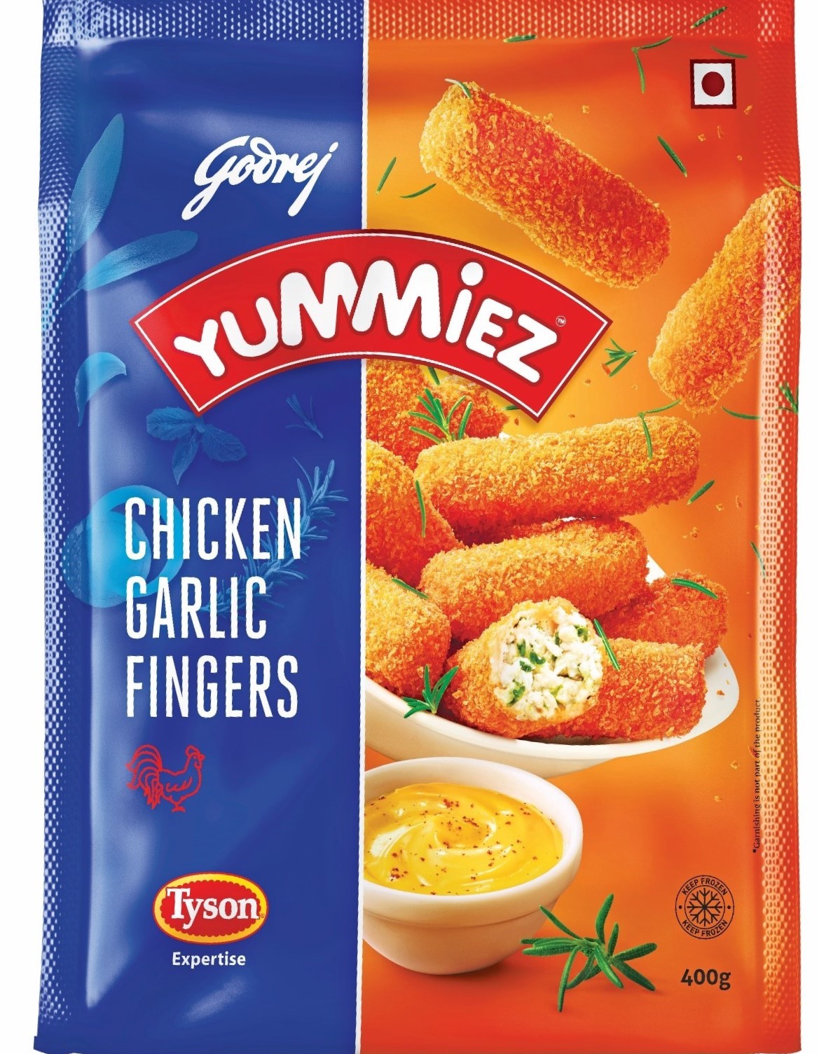 Yummiez Chicken Garlic Fingers  400 g