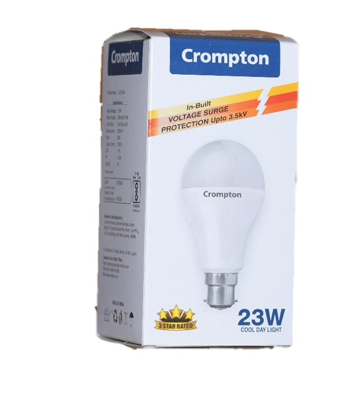 Crompton 23W LED Cool Day Light with voltage surge protetion