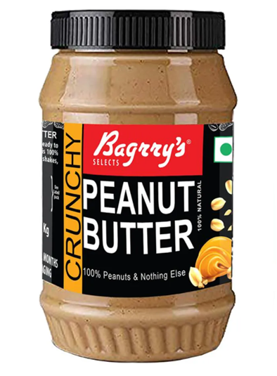 Bagrry's Crunchy Peanut Butter - 1 Kg