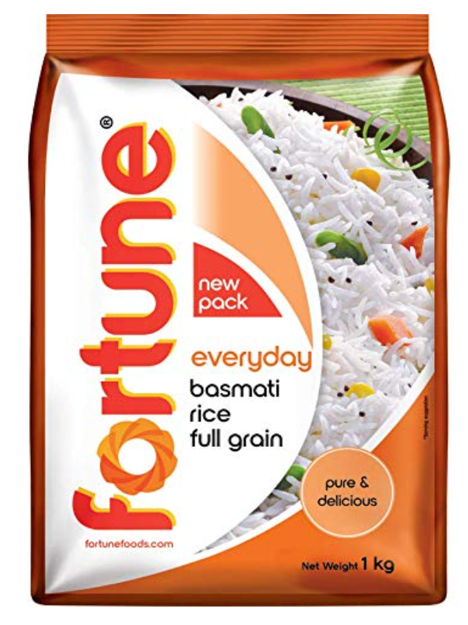 Fortune Everyday Basmati Rice (Full Grain) - 1 Kg
