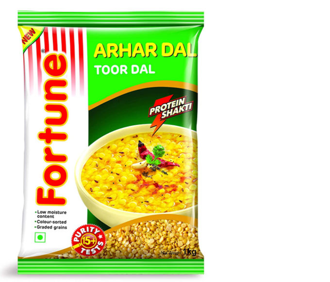Fortune Arhar (Toor) Dal - 1 Kg