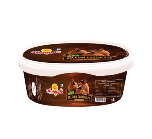 Hangyo Belgian Chocolate Ice Cream Tub 1 Litre