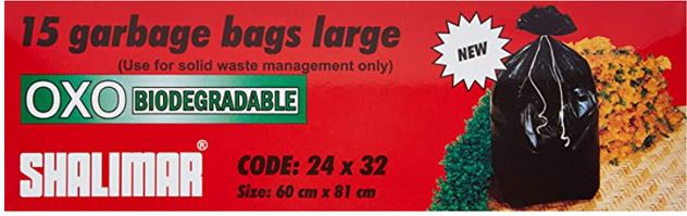 Shalimar Premium OXO Biodegradable Garbage bags Large