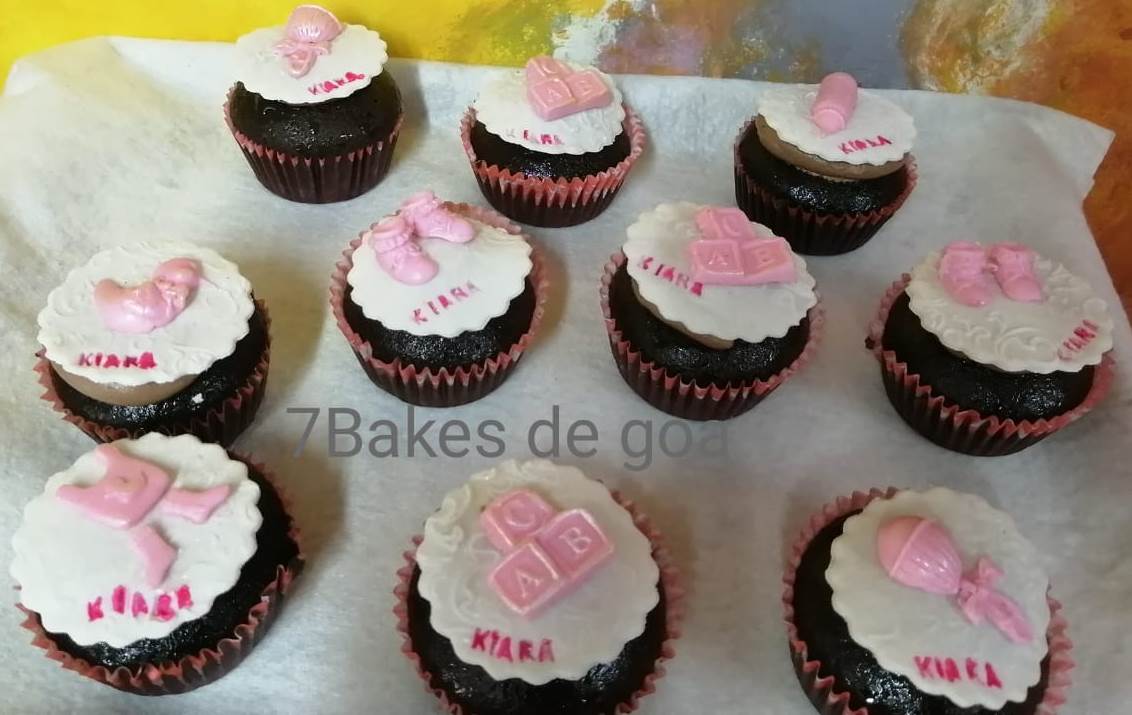 Baby Theme Cupcakes - 6 pieces