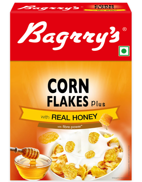 Bagrry's Corn Flakes Plus - Real Honey- 300 g