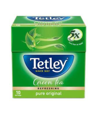 Tetley Green Tea - Pure & Original (10 Tea Bags)